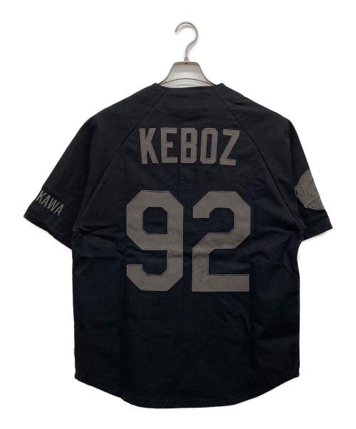 KEBOZ（ケボズ）KEBOZ (ケボズ) ベースボールシャツ ブラック サイズ:Ｓの古着・服飾アイテム