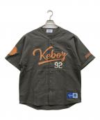 KEBOZケボズ）の古着「ベースボールシャツ」｜グレー