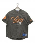 KEBOZケボズ）の古着「ベースボールシャツ」｜グレー