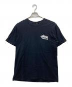stussyステューシー）の古着「プリントTシャツ」｜ブラック