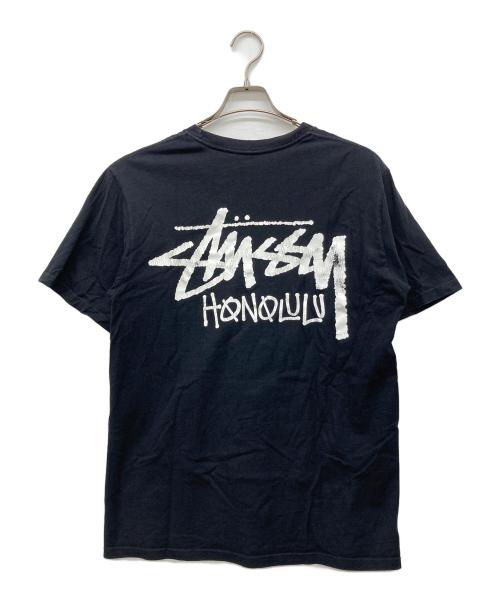 stussy（ステューシー）stussy (ステューシー) プリントTシャツ ブラック サイズ:Ｍの古着・服飾アイテム