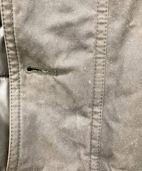 ERMENEGILDO ZEGNA（エルメネジルド・ゼニア）ERMENEGILDO ZEGNA (エルメネジルド・ゼニア) オイルドコットンレザージャケット カーキ サイズ:52の古着・服飾アイテム