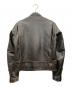 HARLEY-DAVIDSON (ハーレーダビッドソン) シングルライダースジャケット ブラウン サイズ:Ｍ：16000円