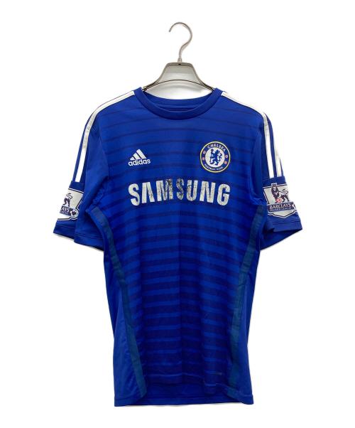 adidas（アディダス）adidas (アディダス) ゲームシャツ ネイビー サイズ:Ｍの古着・服飾アイテム