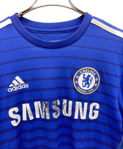 adidas（アディダス）adidas (アディダス) ゲームシャツ ネイビー サイズ:Ｍの古着・服飾アイテム