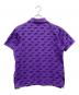A BATHING APE (アベイシングエイプ) ベイプスター総柄ポロシャツ パープル サイズ:M：8000円
