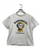 A BATHING APEアベイシングエイプ）の古着「ベビーマイロプリントTシャツ」｜ホワイト