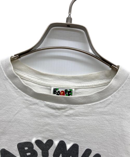 A BATHING APE（アベイシングエイプ）A BATHING APE (アベイシングエイプ) ベビーマイロプリントTシャツ ホワイト サイズ:Ｍの古着・服飾アイテム