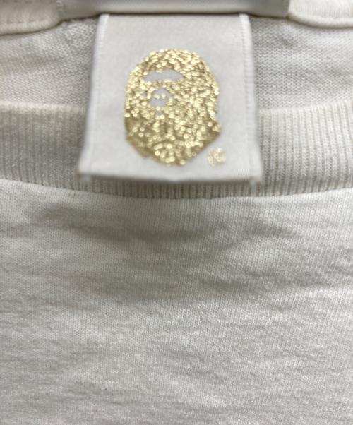 A BATHING APE（アベイシングエイプ）A BATHING APE (アベイシングエイプ) ベビーマイロプリントTシャツ ホワイト サイズ:Ｍの古着・服飾アイテム