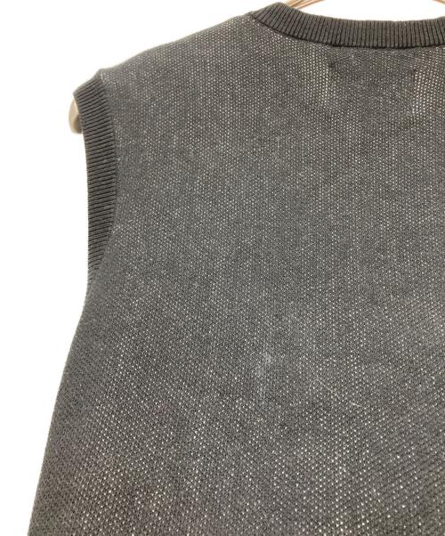 stussy（ステューシー）stussy (ステューシー) Smooth Stock Knit Vest ブラック サイズ:Sの古着・服飾アイテム