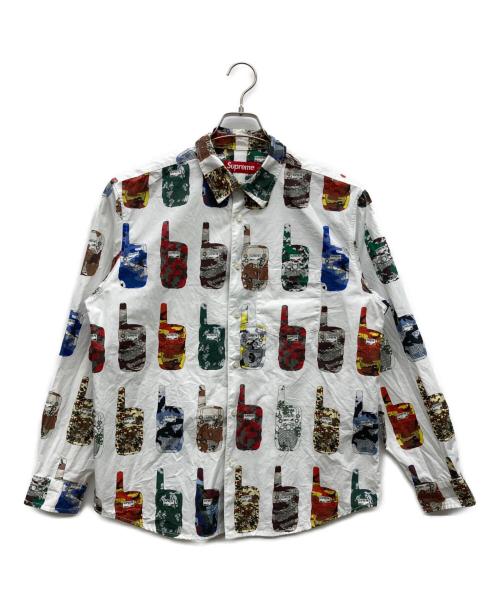 SUPREME（シュプリーム）Supreme (シュプリーム) Walkie Talkie Shirt ホワイト サイズ:Sの古着・服飾アイテム