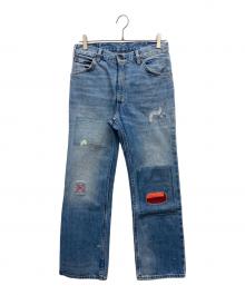 LEVI'S（リーバイス）の古着「パッチワークデニムパンツ」｜インディゴ