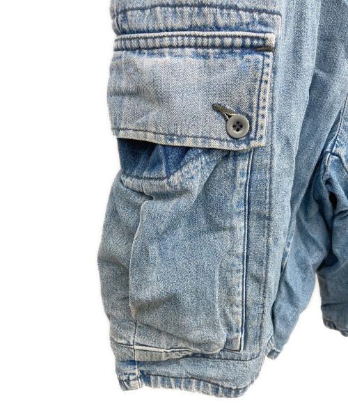 RRL（ダブルアールエル）RRL (ダブルアールエル) デニムカーゴハーフパンツ 初期三ツ星タグ インディゴ サイズ:34の古着・服飾アイテム