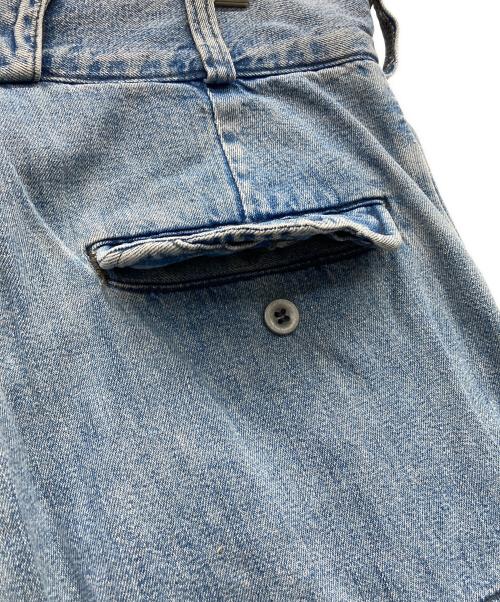 RRL（ダブルアールエル）RRL (ダブルアールエル) デニムカーゴハーフパンツ 初期三ツ星タグ インディゴ サイズ:34の古着・服飾アイテム