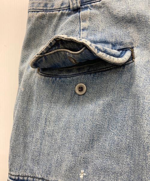 RRL（ダブルアールエル）RRL (ダブルアールエル) デニムカーゴハーフパンツ 初期三ツ星タグ インディゴ サイズ:34の古着・服飾アイテム