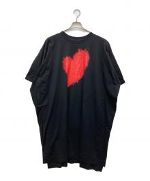 Vivienne Westwood（ヴィヴィアンウエストウッド）の古着「ハートプリントワンピース」｜ブラック