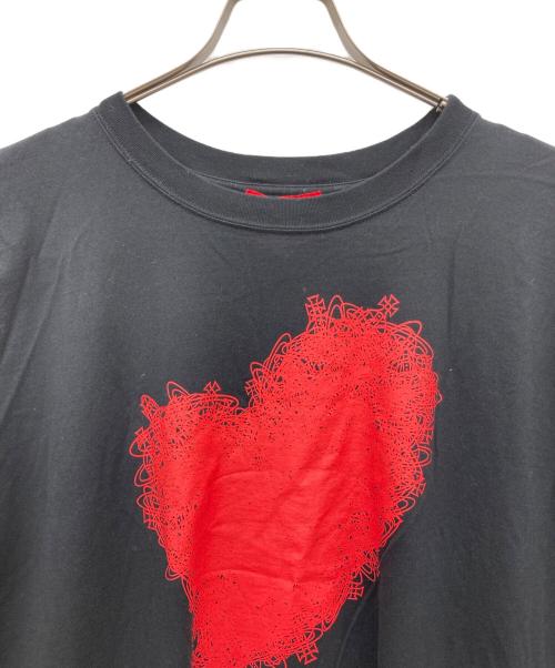 Vivienne Westwood（ヴィヴィアンウエストウッド）Vivienne Westwood (ヴィヴィアンウエストウッド) ハートプリントワンピース ブラック サイズ:00の古着・服飾アイテム