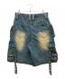 BREATH (ブレス) DAMAGE CARGO BIG SHORTS インディゴ サイズ:L：15000円