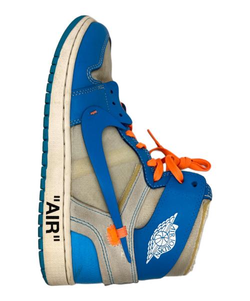 NIKE（ナイキ）NIKE (ナイキ) OFFWHITE (オフホワイト) Air Jordan 1 High UNC Powder Blue ブルー サイズ:US11の古着・服飾アイテム