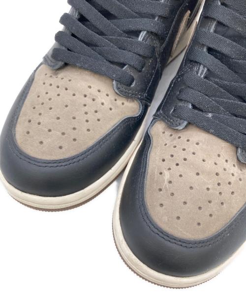 NIKE（ナイキ）NIKE (ナイキ) AIR JORDAN 1 HIGH OG “ALOM ブラウン×ブラック サイズ:UK9の古着・服飾アイテム
