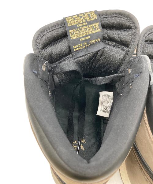 NIKE（ナイキ）NIKE (ナイキ) AIR JORDAN 1 HIGH OG “ALOM ブラウン×ブラック サイズ:UK9の古着・服飾アイテム
