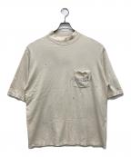 Maison Margielaメゾンマルジェラ）の古着「デストロイ加工モックネックTシャツ」｜アイボリー