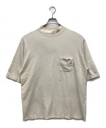 Maison Margiela（メゾンマルジェラ）の古着「デストロイ加工モックネックTシャツ」｜アイボリー
