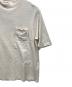 中古・古着 Maison Margiela (メゾンマルジェラ) デストロイ加工モックネックTシャツ アイボリー サイズ:Ｌ：30000円