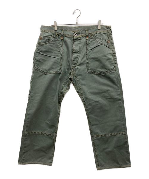 EVISU（エヴィス）EVISU (エヴィス) ワークパンツ オリーブ サイズ:36の古着・服飾アイテム