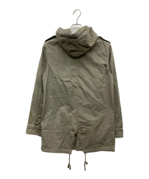 EXHIBITIONIST（エキシビジョニスト）EXHIBITIONIST (エキシビジョニスト) ジップアップジャケット カーキ サイズ:Lの古着・服飾アイテム