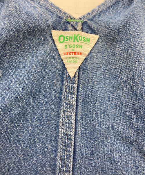 OSH KOSH（オシュコシュ）OSH KOSH (オシュコシュ) デニムオーバーオール インディゴ サイズ:34の古着・服飾アイテム