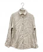 MUSEミューズ）の古着「OGLINEN シャツ」｜ベージュ