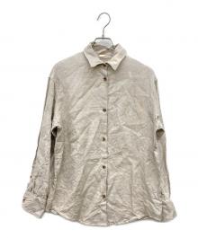 MUSE（ミューズ）の古着「OGLINEN シャツ」｜ベージュ