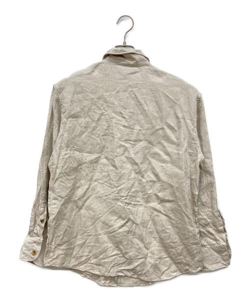 MUSE（ミューズ）MUSE (ミューズ) OGLINEN シャツ ベージュ サイズ:Fの古着・服飾アイテム