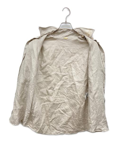 MUSE（ミューズ）MUSE (ミューズ) OGLINEN シャツ ベージュ サイズ:Fの古着・服飾アイテム