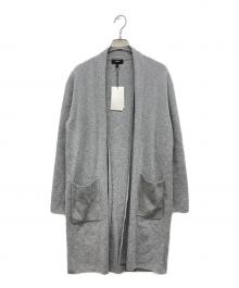 theory（セオリー）の古着「カシミヤ混ロングカーディガン」｜グレー