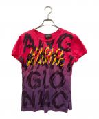 Vivienne Westwood ANGLOMANIAヴィヴィアンウエストウッドアングロマニア）の古着「半袖カットソー」｜ピンク×パープル
