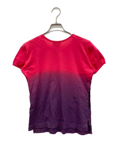 Vivienne Westwood ANGLOMANIA（ヴィヴィアンウエストウッドアングロマニア）VIVIENNE WESTWOOD ANGLOMANIA (ヴィヴィアンウエストウッドアングロマニア) 半袖カットソー ピンク×パープル サイズ:Mの古着・服飾アイテム