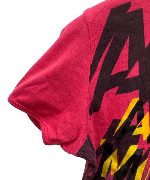 Vivienne Westwood ANGLOMANIA（ヴィヴィアンウエストウッドアングロマニア）VIVIENNE WESTWOOD ANGLOMANIA (ヴィヴィアンウエストウッドアングロマニア) 半袖カットソー ピンク×パープル サイズ:Mの古着・服飾アイテム