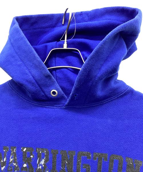 Champion REVERSE WEAVE（チャンピオン リバース ウィーブ）Champion REVERSE WEAVE (チャンピオン リバース ウィーブ) プリントパーカー ブルー サイズ:Lの古着・服飾アイテム