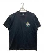 stussyステューシー）の古着「プリントTシャツ」｜ブルー