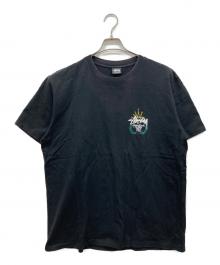 stussy（ステューシー）の古着「プリントTシャツ」｜ブルー