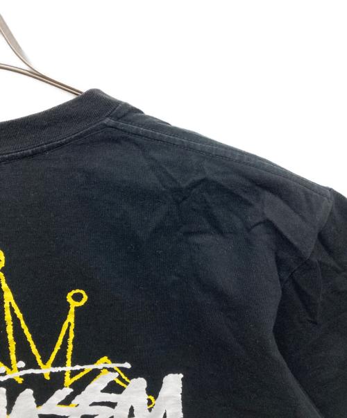 stussy（ステューシー）stussy (ステューシー) プリントTシャツ ブルー サイズ:Lの古着・服飾アイテム