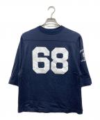Obladaオブラダ）の古着「フットボールTシャツ」｜ネイビー