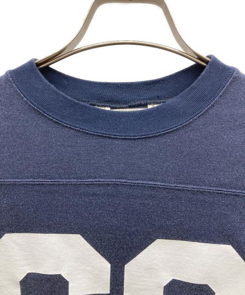 Oblada（オブラダ）oblada (オブラダ) フットボールTシャツ ネイビー サイズ:Freeの古着・服飾アイテム