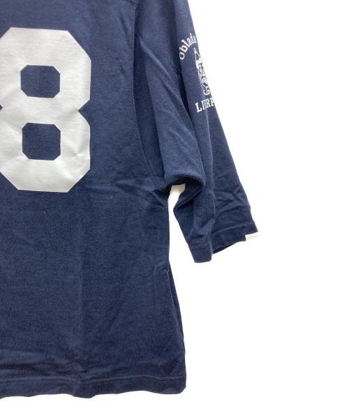 Oblada（オブラダ）oblada (オブラダ) フットボールTシャツ ネイビー サイズ:Freeの古着・服飾アイテム