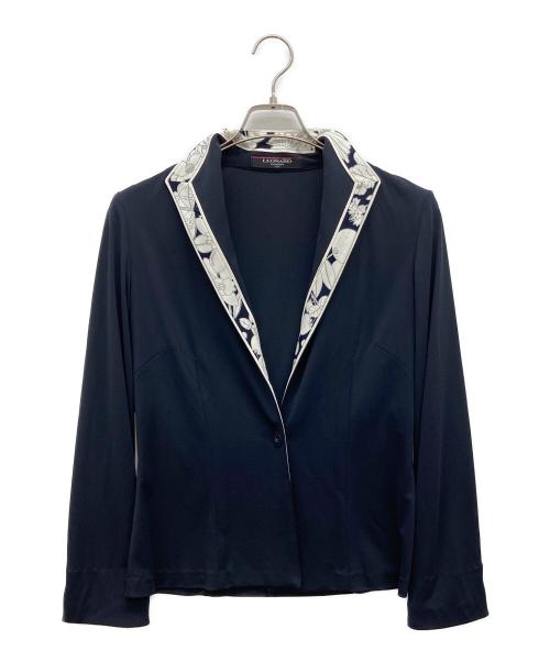 LEONARD FASHION（レオナールファッション）LEONARD FASHION (レオナールファッション) ジャージ1Bジャケット ブラック サイズ:Ｌの古着・服飾アイテム