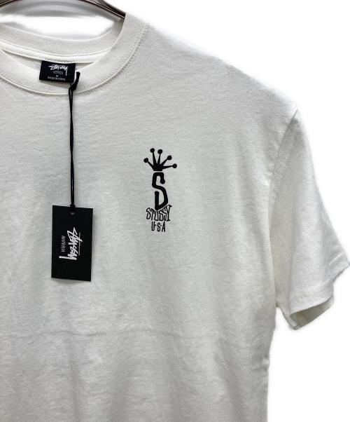 stussy（ステューシー）stussy (ステューシー) BIG S LCB T-Shirt ホワイト サイズ:Ｍの古着・服飾アイテム