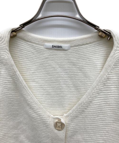 Snidel（スナイデル）Snidel (スナイデル) カーデ×チュールスカートセット ホワイト サイズ:1の古着・服飾アイテム