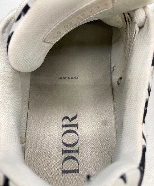 DIOR HOMME（ディオール オム）Dior Homme (ディオール オム) B24 Oblique Technical Fabric ホワイト×ブラック サイズ:43 1/2の古着・服飾アイテム